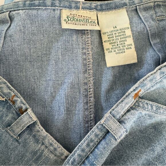 Vintage Y2K Cowgirl St. John’s Bay Denim Midi Skirt 14 - Picture 6 of 6